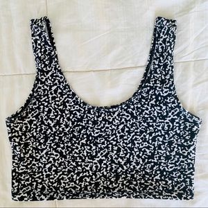 American Apparel Composition Notebook Crop Top
